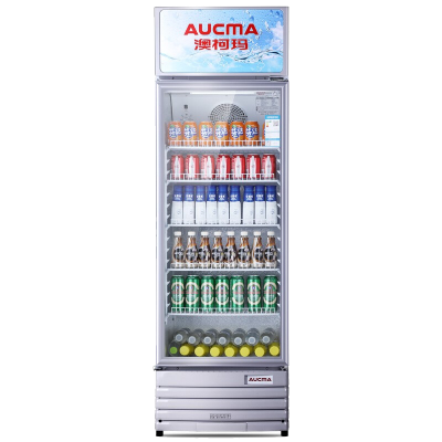 澳柯玛(AUCMA) 展示柜SC-278NE 278升商用单门冷藏展示柜冰柜保鲜饮料柜啤酒柜超市饭店餐饮