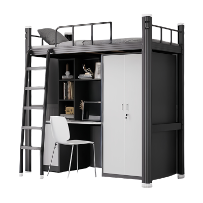 伊科飞特钢制床2000*900*2100mm+柜子套