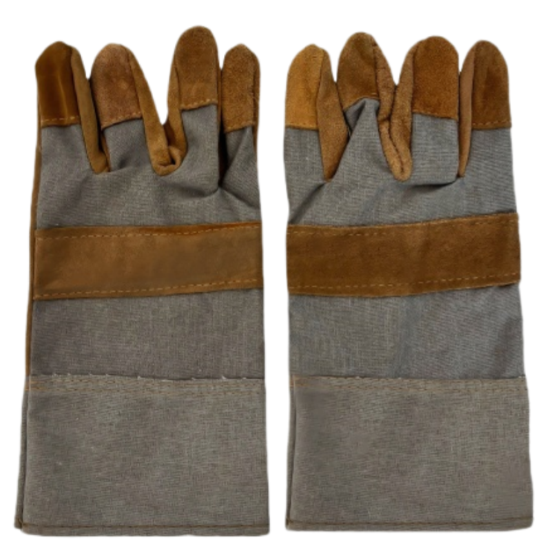 铁吉士 牛皮帆布电焊手套 短皮 单位:双