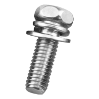 御升阳 304不锈钢三每组合螺丝 M8X25mm 4.8级强度 每个