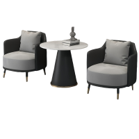 蕃蒂沙发组合一桌二椅套