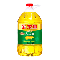 金龙鱼 精炼一级非转基因大豆油4L家用厨房烹饪炒菜色拉油1桶装