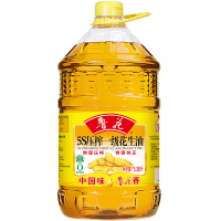 鲁花5S压榨一级花生油5.38L物理压榨家用花生油 加量不加价 日期新鲜
