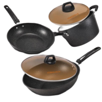 康巴赫高丽麦饭石三件套32cm