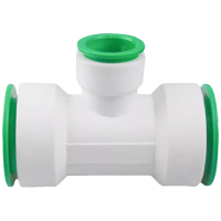 云型巨 PPR快接快插变径三通 PPR管配件 塑料管配件 32*25 单位:个