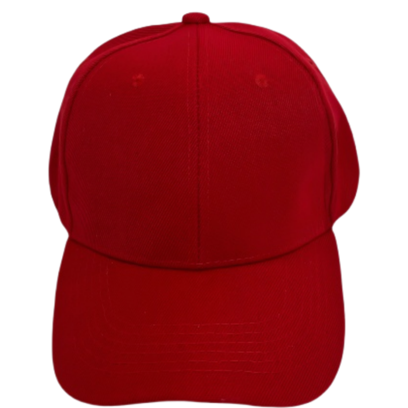 铁吉士 鸭舌太阳帽工作帽订制印logo春夏棒球帽 红色 单位:个