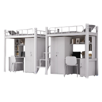 伊科飞特钢制员工床4500*1200*2100mm+柜子套