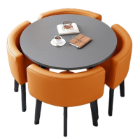 蕃蒂桌椅组合 一桌四椅 套