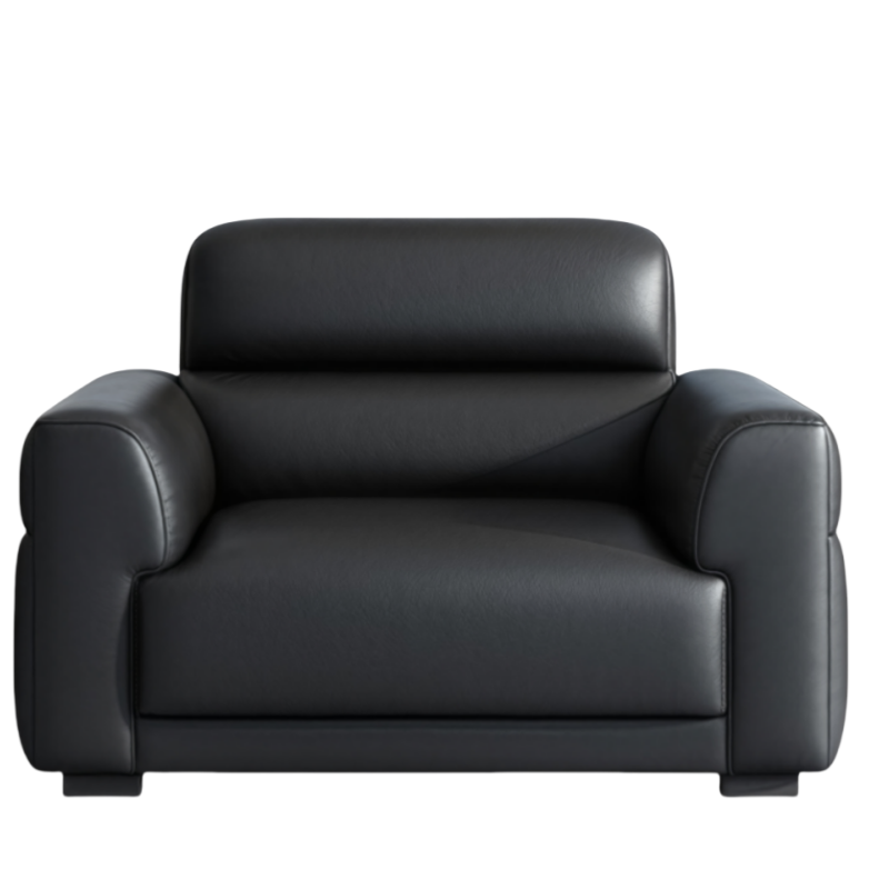 豫龙都接待沙发单人位张