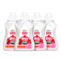 立白果醋洗洁精80g*4瓶浓缩配方自动去油食品用不伤手果蔬放心洗