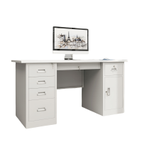 荺炬员工桌五斗一门加中抽张