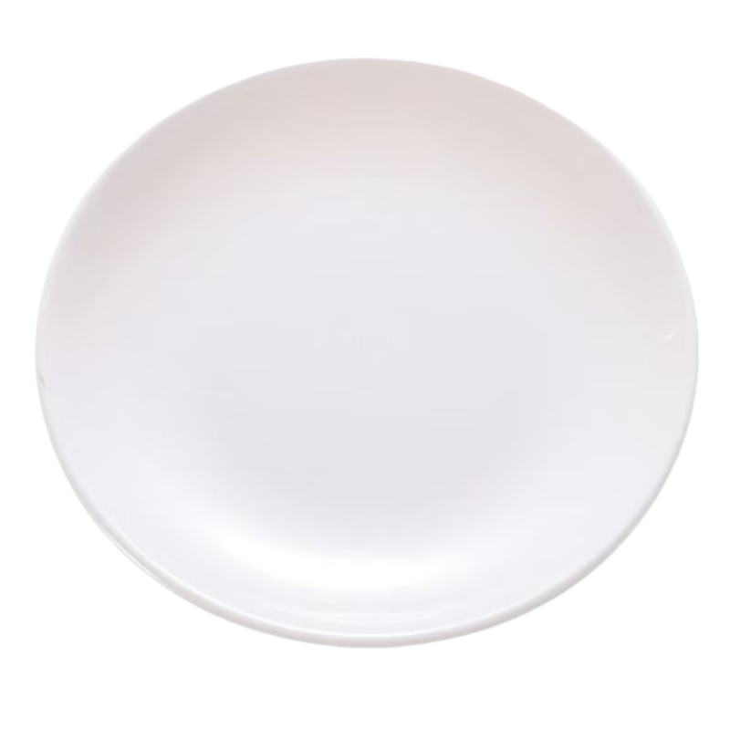 山水本色 食品级耐高温密胺盘子碟子 12寸 个