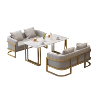 力拓星 办公沙发 2+2+茶几 套