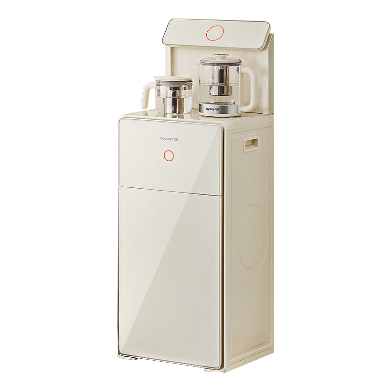 九阳茶吧机WH600(C)冷热款 家用立式饮水机 智能上水 可遥控 带童锁 壶底进水 防尘防溅防溢出