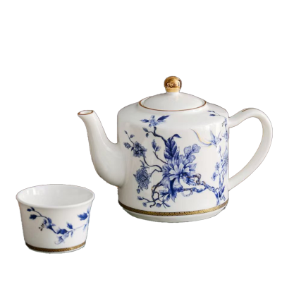 北国风光 骨瓷茶具凤舞青鸾TS-0114P套