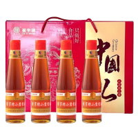 崔字牌小磨芝麻油礼盒小磨香油礼盒纯芝麻油448mL*4瓶