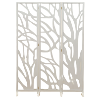 华立伟屏风白色有底座组