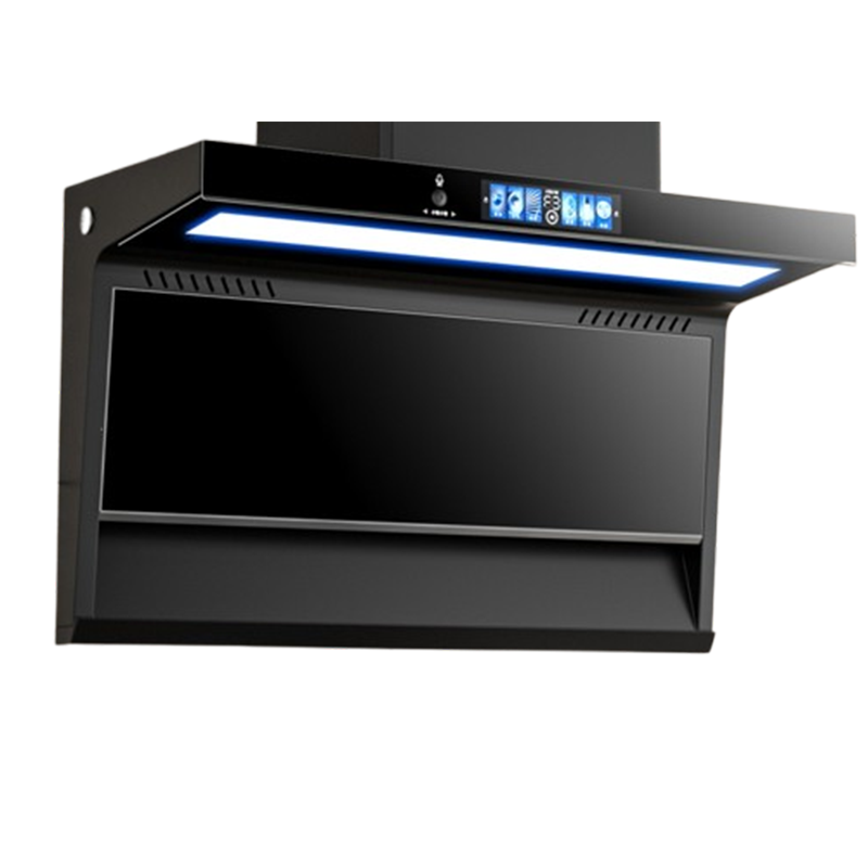 大吸力抽油烟机洛滑家用厨房自动清洗农村顶侧双吸油烟机小型_90cm顶侧双吸高配款39m³吸力自动清洗自行安装