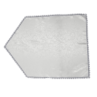 丽绣坊 仿真丝提花台布 89*65CM