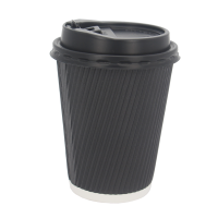 美威能 一次性双层瓦楞咖啡杯