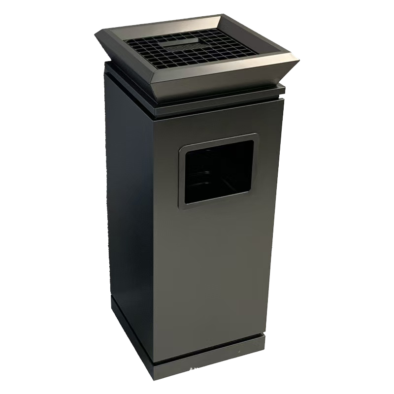 天富星 大堂立式带烟灰缸高档垃圾桶 立式 个