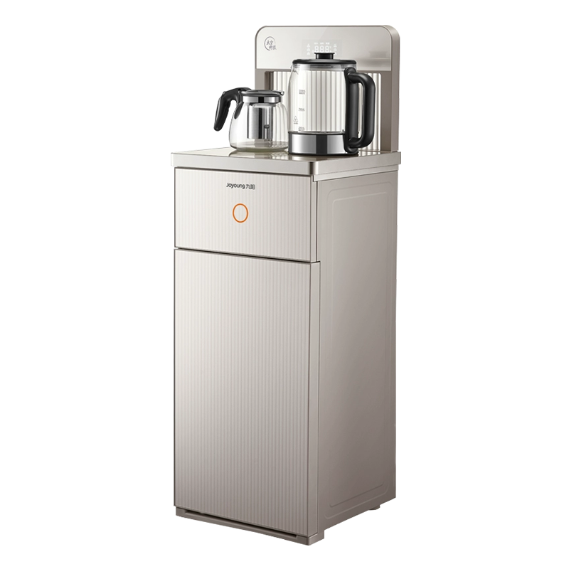 九阳茶吧机JCM82(C)冷热版 家用智能饮水机 制冷制热 双水壶 可遥控 氧化锌抗菌进水管路