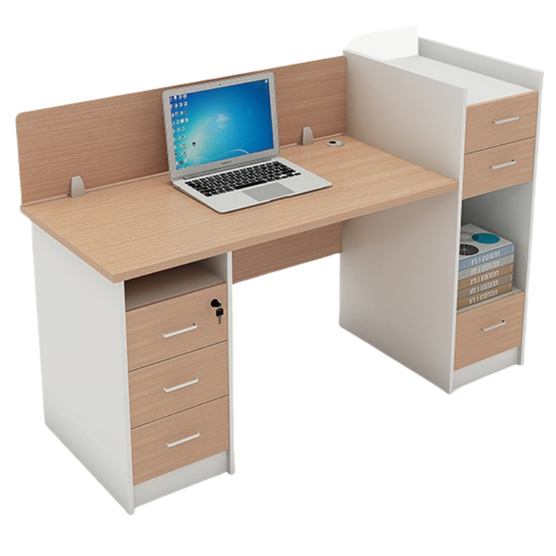 宜掌柜 职员办公桌 单人位带柜 张