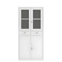 中威凯迈铁皮柜档案柜 中二斗文件柜 180*85*39cm/台