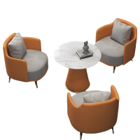 蕃蒂沙发一桌三椅套