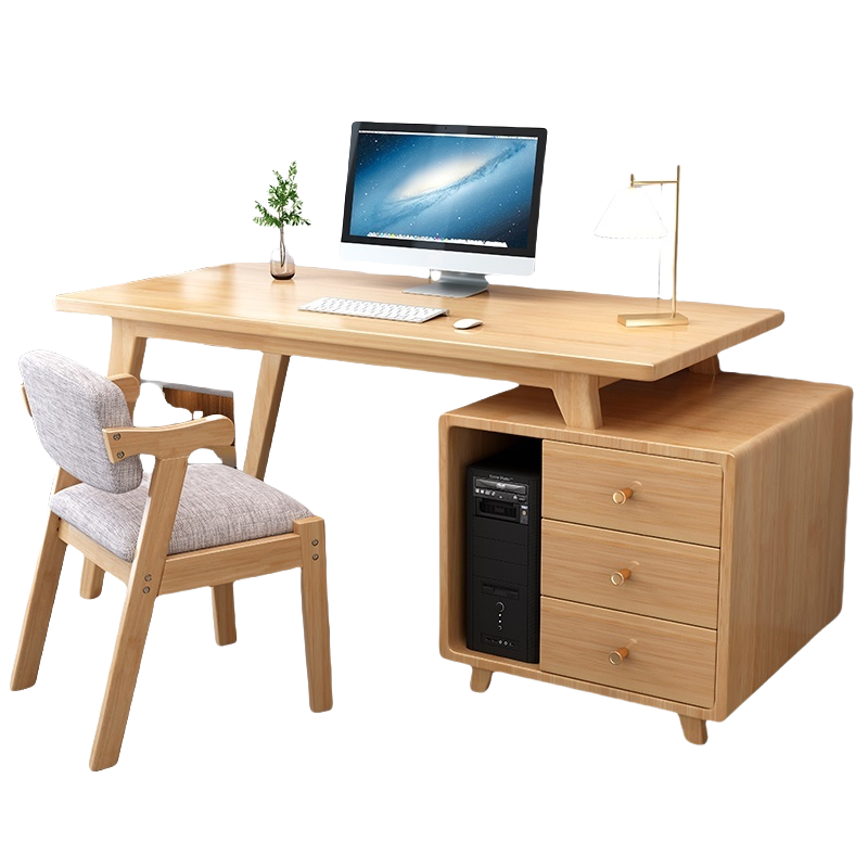 宜掌柜 办公书桌 1米含椅 套