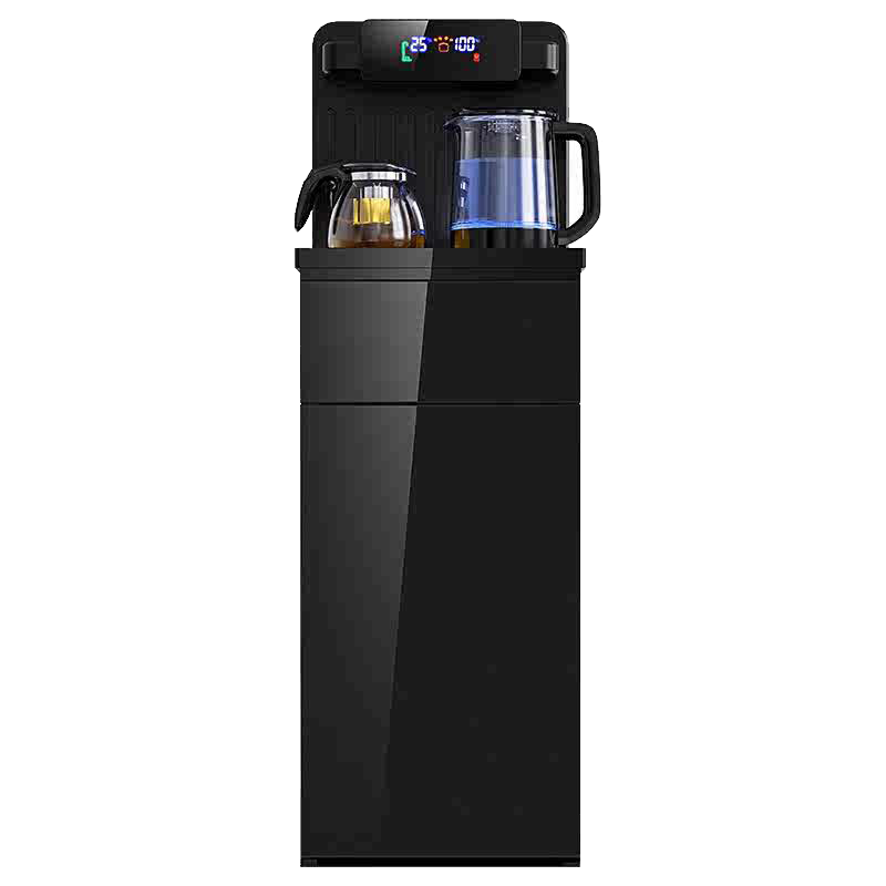 古达茶吧机家用饮水机立式全自动智能下置水桶小型办公室 [炫彩科技屏]遥控+双温双出水[一键保温] 温热
