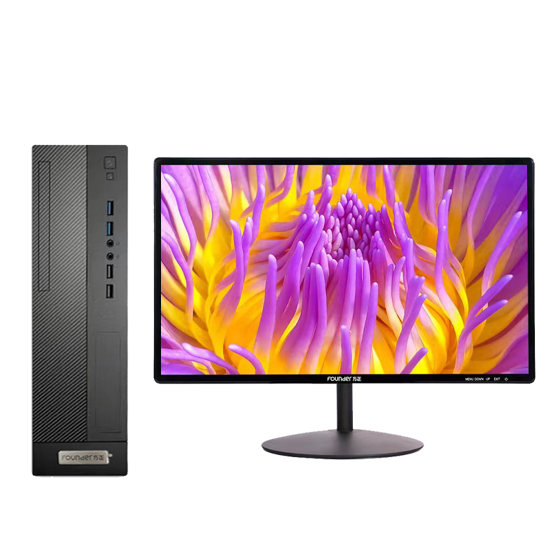 国产台式机电脑PHZ1072A兆芯KX-U6780A八核/16G/512G固态+1TB/27英寸显示器
