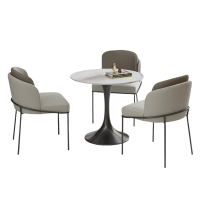 华立伟休闲桌椅一桌三椅70cm套