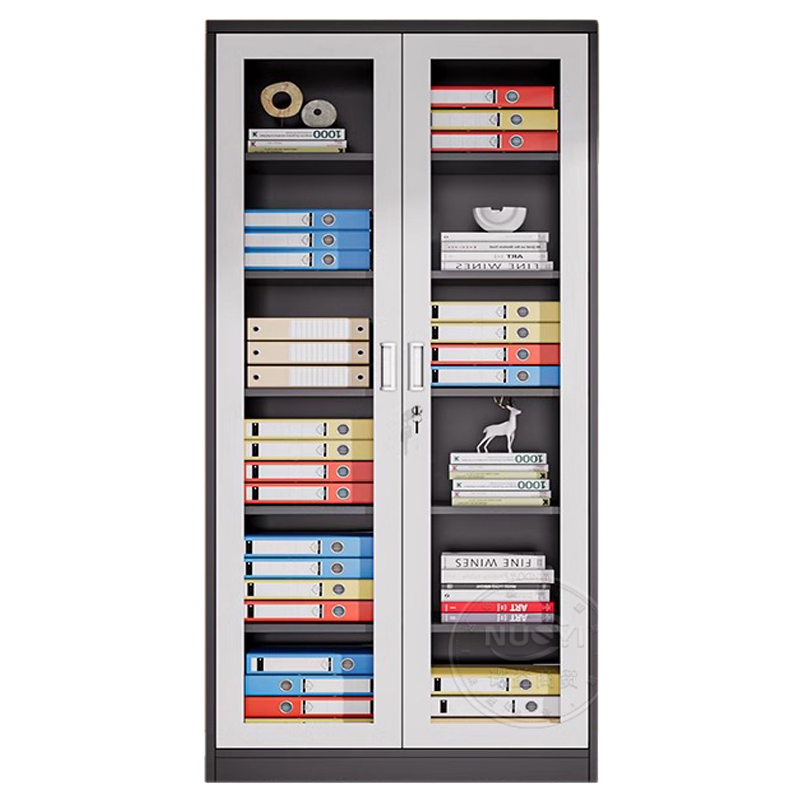 鹍翔办公玻璃大立门凭证柜185X85X39CM/个