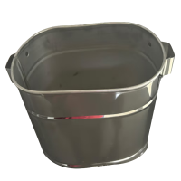 嘉众忆 不锈钢小水桶250*170*180mm JZY-XS221 个