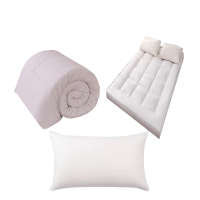 兴达贝妮梦全棉彩棉(布莱格-黄)四件套被套200cm*230cm床单245cm*250cm/套