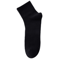 华夏盛锦男中筒袜黑色均码HXSJ-A8001/双