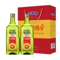贝蒂斯葵花橄榄食用植物调和油双尖橄榄食用油礼盒600ml*2瓶