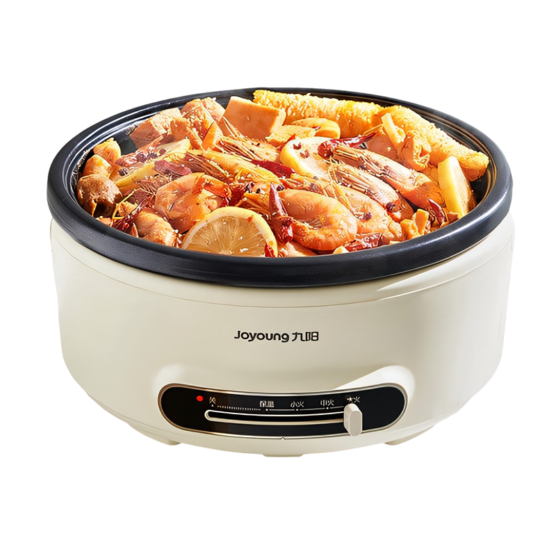 九阳(Joyoung)电火锅 4L容量1500W大火力火锅专用锅 电火锅电炒锅不粘涂层电煮锅 HG40-G218