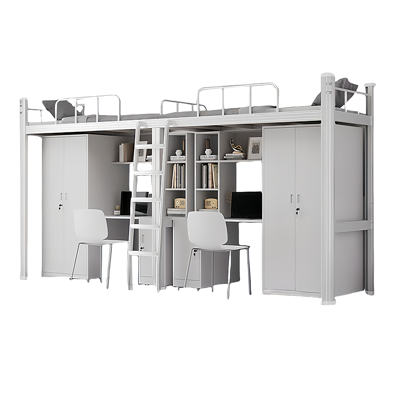 伊科飞特双人宿舍床4000*1000*2100mm+柜子套