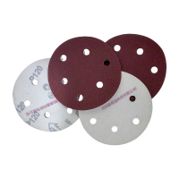圆盘砂纸打磨片5寸6孔180目 100片/盒