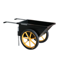 众城应鑫 双轮推沙车 外双轮带翻斗 台