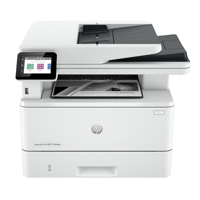 惠普(HP)4104dw 激光多功能一体机 商务办公 无线连接打印复印扫描 双面打印