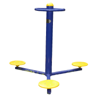 华歆立达 健身路径 三位扭腰机[安装] 件