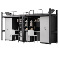 伊科飞特高低床4000*1000*2100mm+柜子套