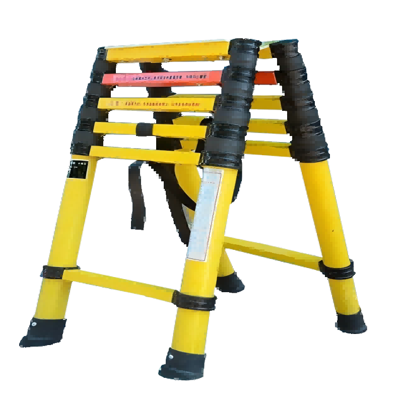 益电 玻璃钢人字伸缩梯(竹节梯) 3米 架