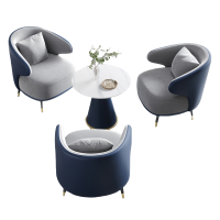 蕃蒂 沙发一桌三椅套