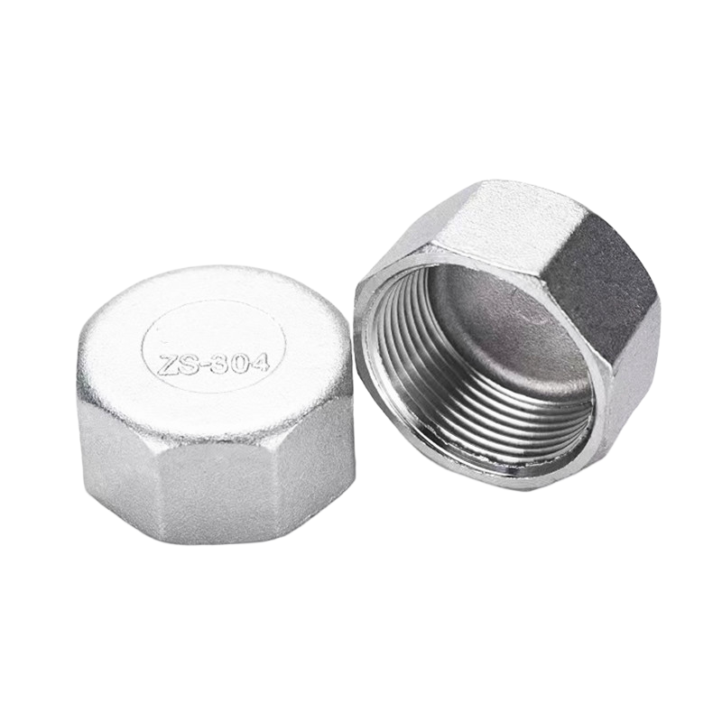 众慧创安 不锈钢六角管帽 多边内丝堵头 1寸 个