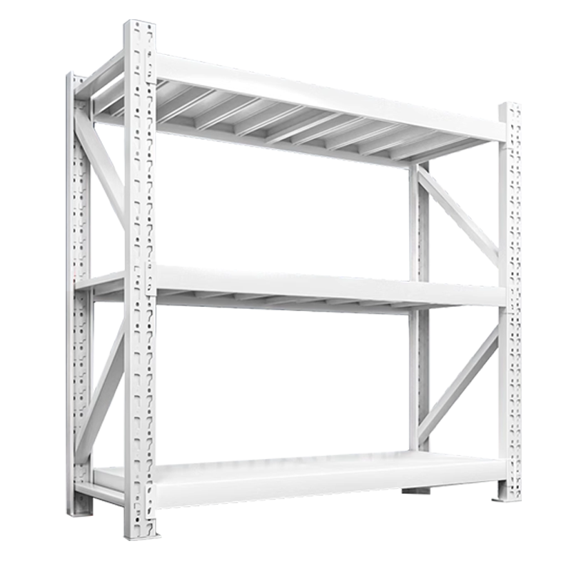 奇桄烁置物架三层200*60cm白色组