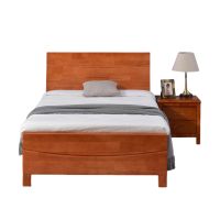 鑫木樽木质床150*200*100cm+5cm床垫组